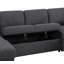 Canapé-lit modulaire en U 4 pièces 4 pièces avec rangement-1774620823