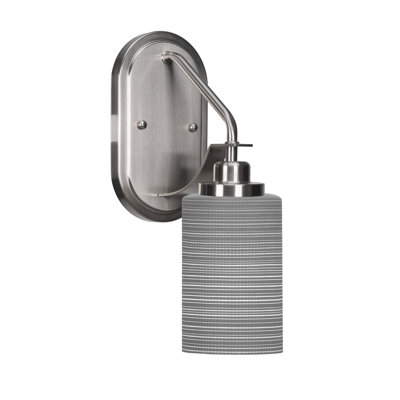 Roderik Wall Sconce Shown Finish With 4" Matrix Glass