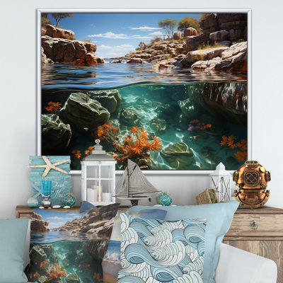 «Beach Jewel Of The Ocean I», reproduction sur toile