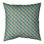 Coussin décoratif carré à losanges rétro Katelyn Elizabeth