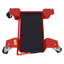 Chariot de déplacement rouge en métal rouge pour scooters et vélos
