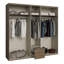 5 Door Manufactured Wood Wardrobe