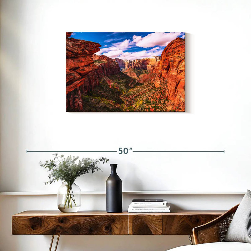 Alvord Zion National Park Mountain View, 20" H x 30" W