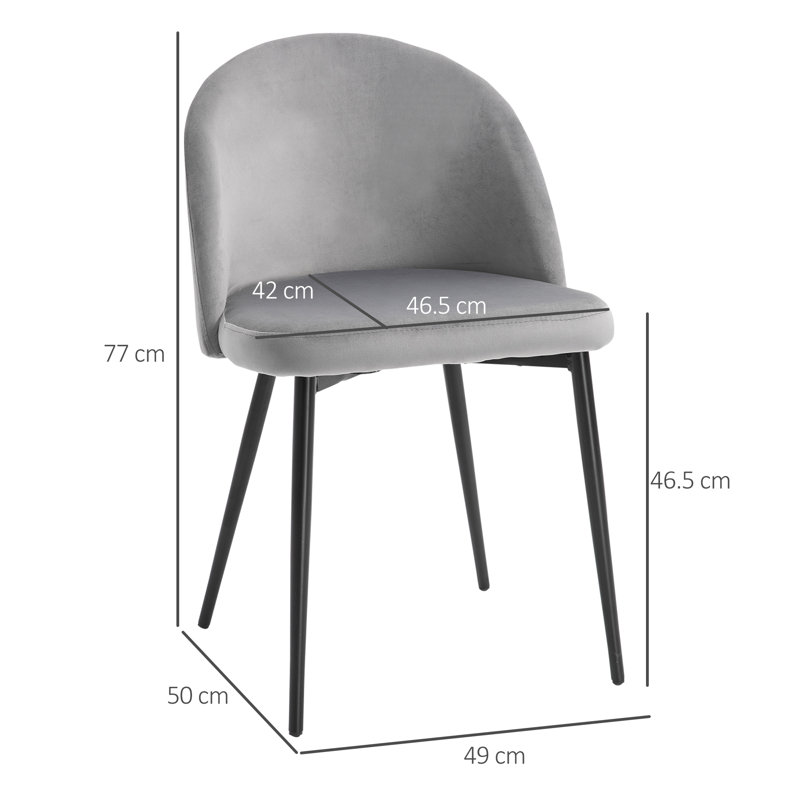 Dunnellon 46.5cm H Polyester Blend Upholstered Accent in Grey
