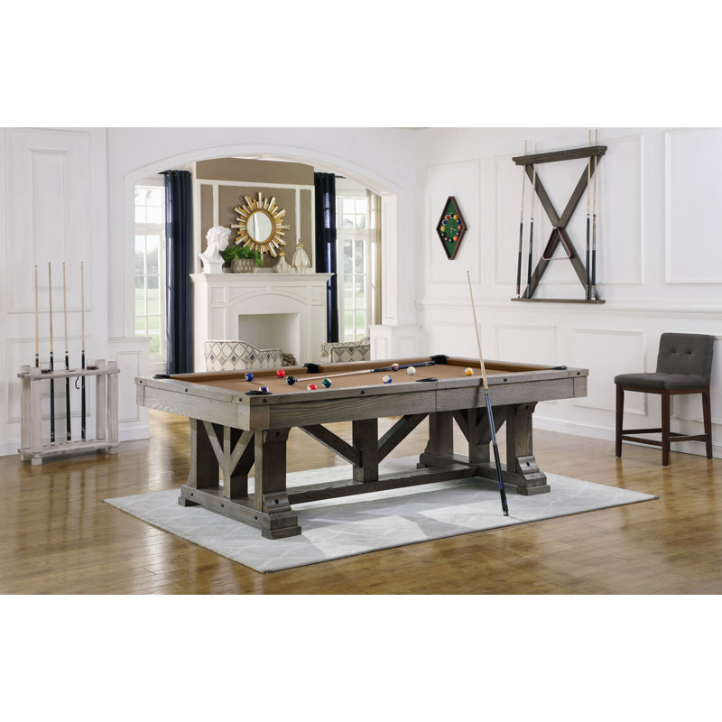 Playcraft Cross Creek Slate Pool Table , Camel, 7', No