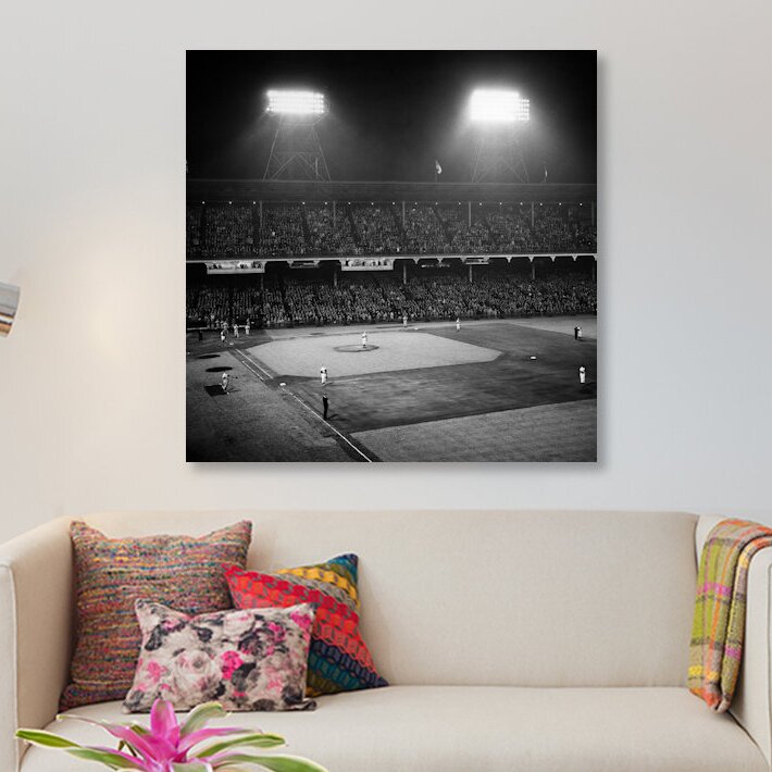 A night Game At Yankee Stadium - The Gallery Wrap Store