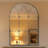 Semicircular Wall-Mounted Mirror