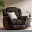 Design classique, tissu moelleux en acier, fauteuil inclinable oscillant-1491339777