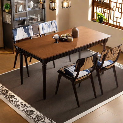 French-style vintage rectangular dining table