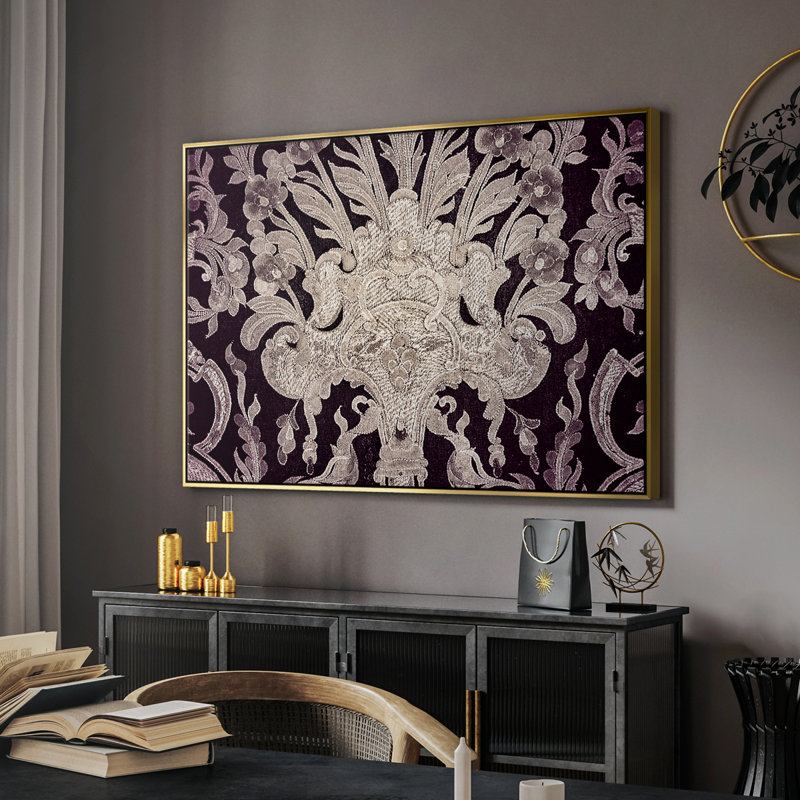 Toile tendue avec châssis LXI, Or, H 27 po x l 41 po