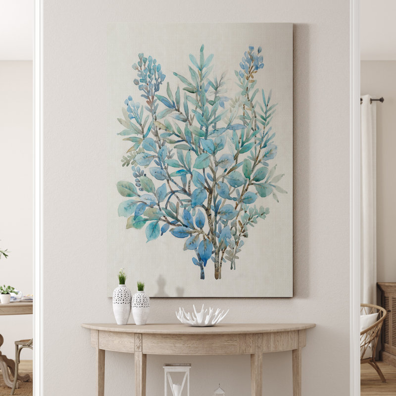 « Leaf arrangement III », reproduction d’art sur toile tendue, H 20 po x l 16 po x P 1 po