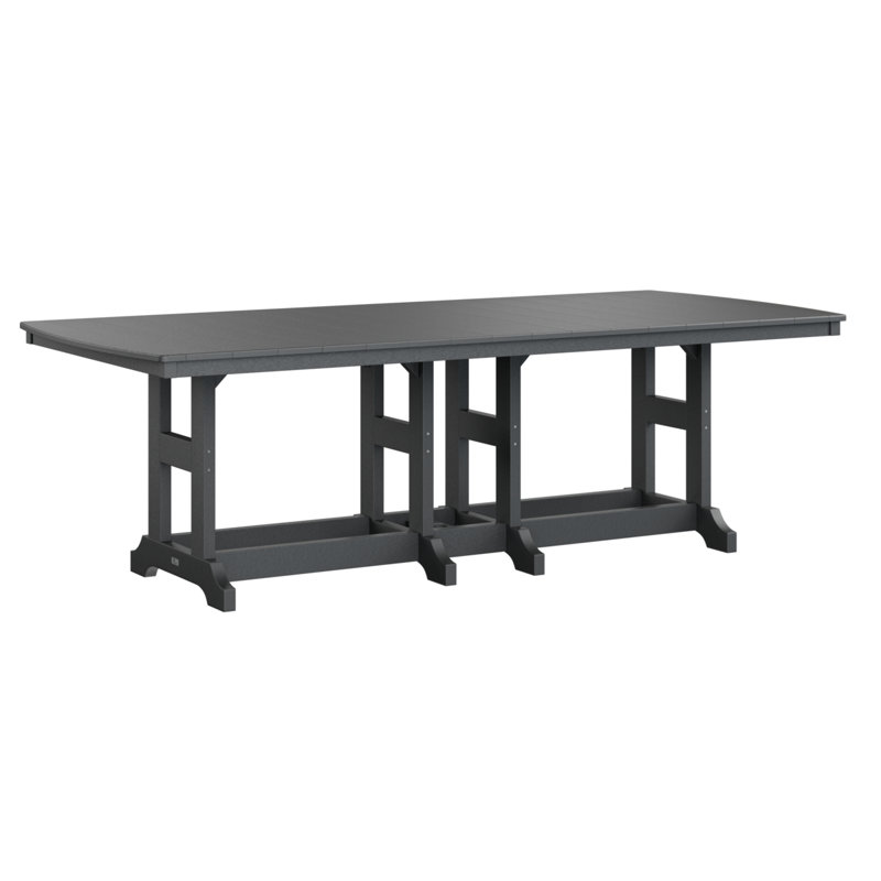 Garden Classic Outdoor Table, Black, 35.5" H x 96" W x 44" D