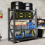 Étagère de garage robuste de 5000 lb, unité de rangement réglable en métal à 4 tablettes pour l'entreposage et la maison-102601119