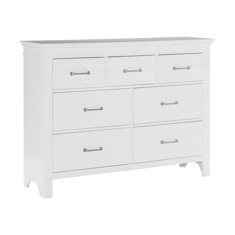 Commode 7 tiroirs 7 pièces, Blanc