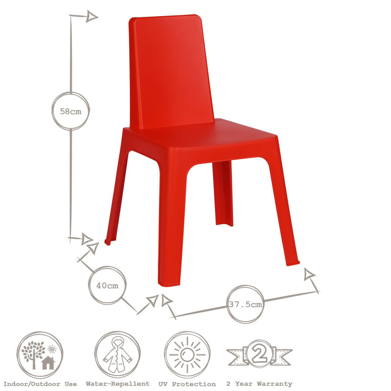 Children's Chair, Red