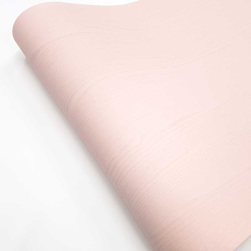 Papier peint adhésif auto-adhésif pour armoires de cuisine Colan, L 118,1 po x l 19,6 po, Rose pâle mat