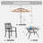 4 - Person Patio Dining Set with Square Table