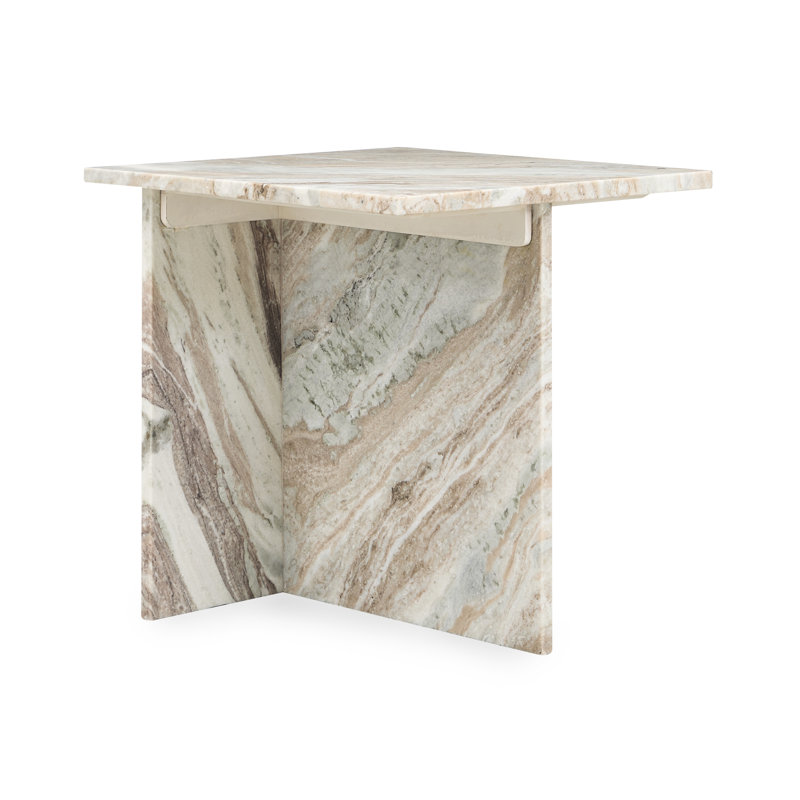 Bexly Marble Top End Table, Gray