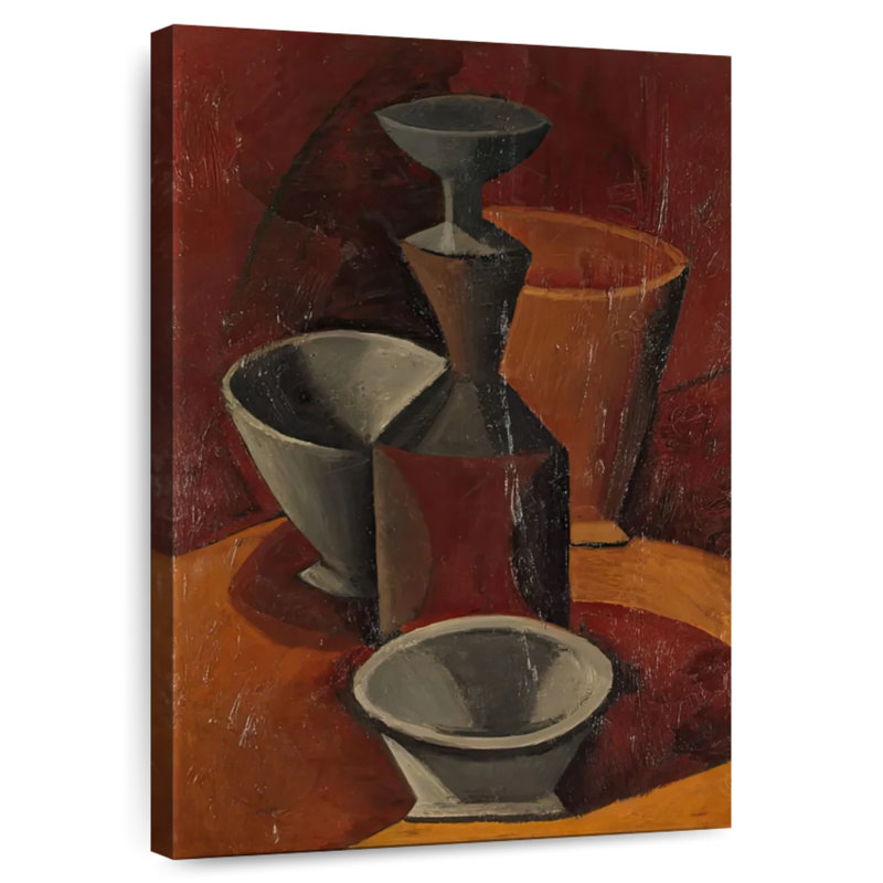 Avery Pitcher And Bowls, 51" H x 34" W
