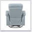Fauteuil inclinable et pivotant rembourré en cuir bleu pour le luxe et le confort dans les salons modernes-1703005188