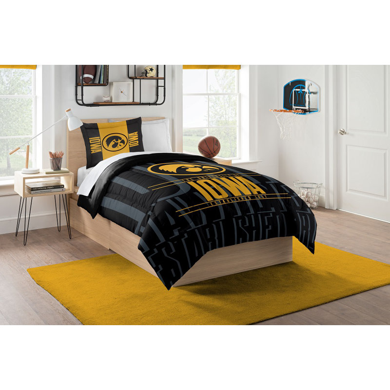 NCAA Iowa Modern Take Twin Comforter Set, University of Northern Iowa