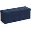 110x38x38cm Linen Upholstered Storage Bench-121935963