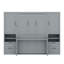 Lit escamotable Murphy avec placard, tiroirs et tablettes-1059506556-1059506547