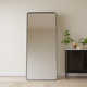Sabine Metal Rounded Rectangle Floor Mirror