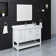 Manchester 48" Freestanding Shaker-Style Single Sink Bathroom Vanity Set with Mirror