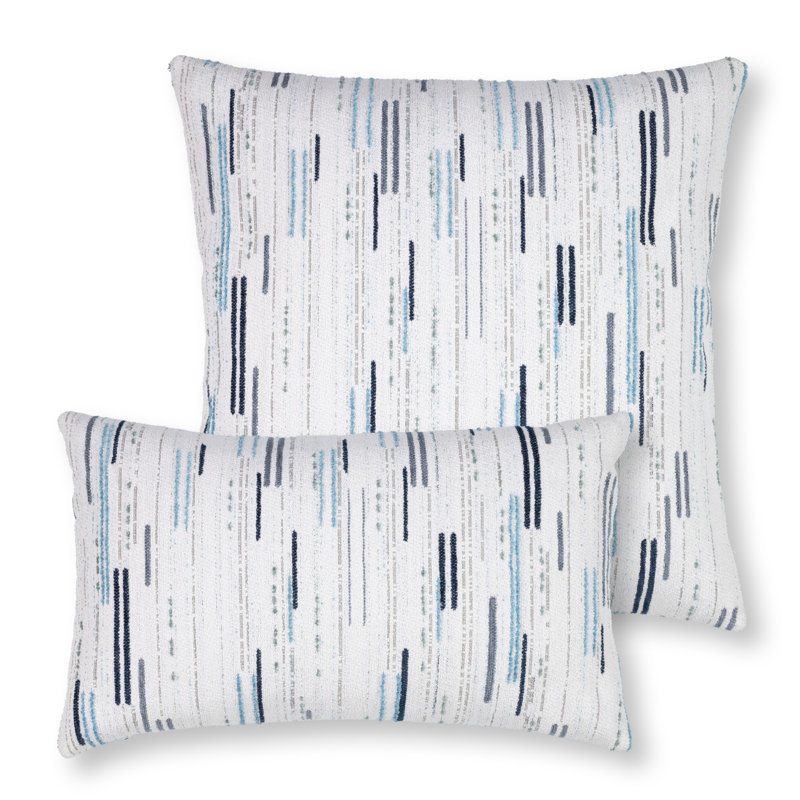 Connection Sunbrella® Indoor/Outdoor Pillow Cover & Insert by Elaine Smith, 20"H X 20"W
