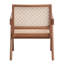 Fauteuil en rotin brun