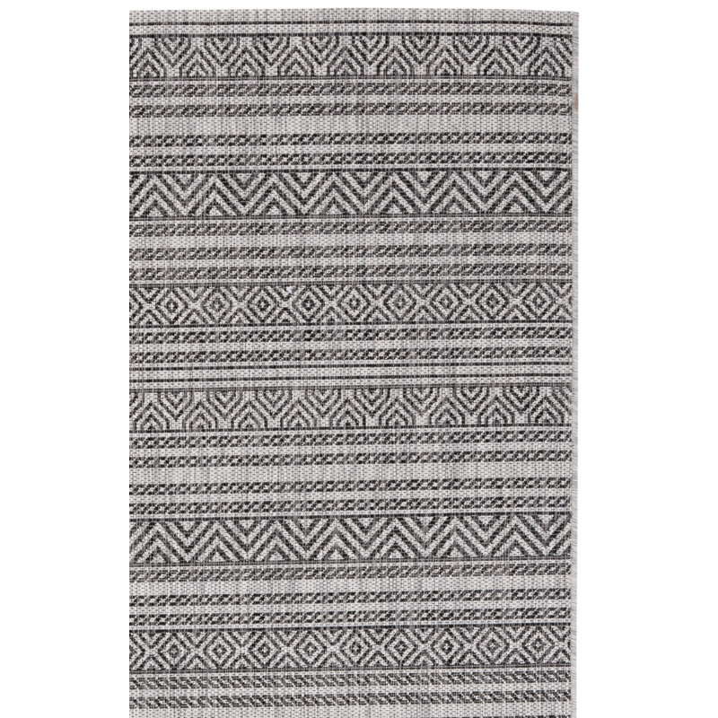 Tapis d'intérieur / extérieur à motif géométrique Sobus Performance, Rectangle 8 pi x 10 pi