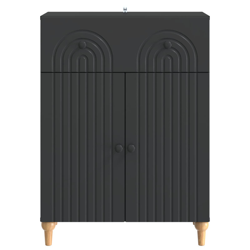 66cm Sideboard, Black