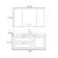 Armoire de salle de bain simple rétro