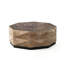Table basse rétro en bois manufacturé massif