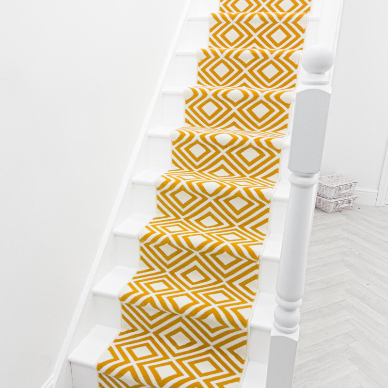 Stair Runner Geometric Area Rug, Stair Runner 60 x 720 cm