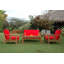 South Bay Outdoor 5 - Piece Teak Conversation Set
