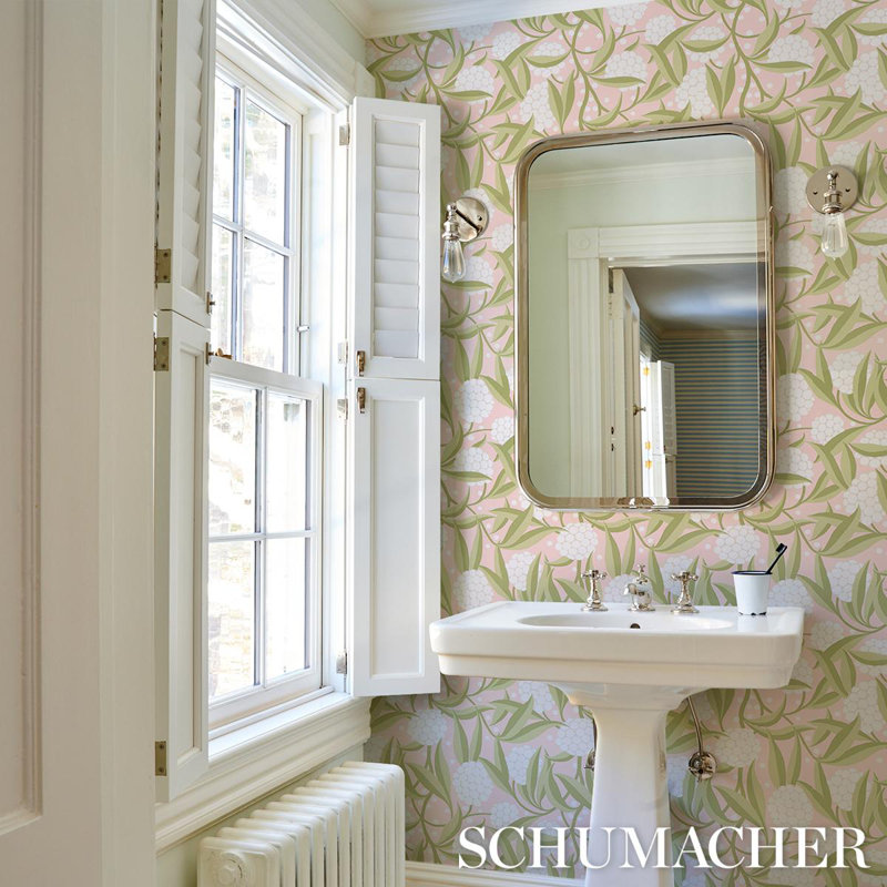Rubus Wallpaper, Blush