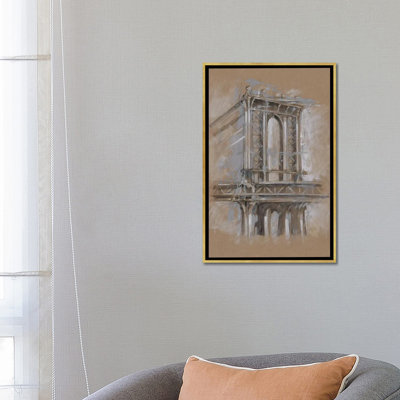 " Brushwork Architecture Study IV " by Ethan Harper
