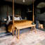 Machine Washable Beige Bronze Modern Abstract Distressed Living Room Area Rug-81847347