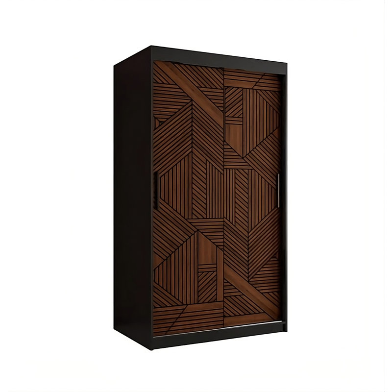 Aylisha 2 Door Manufactured Wood Wardrobe, 200" H x 100" W x 62" D