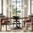 7-light Clear Glass Globe Linear Chandelier