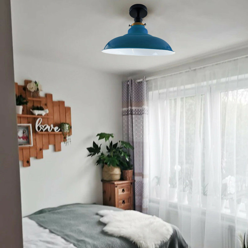 Kunze Flush Mount, Light Blue