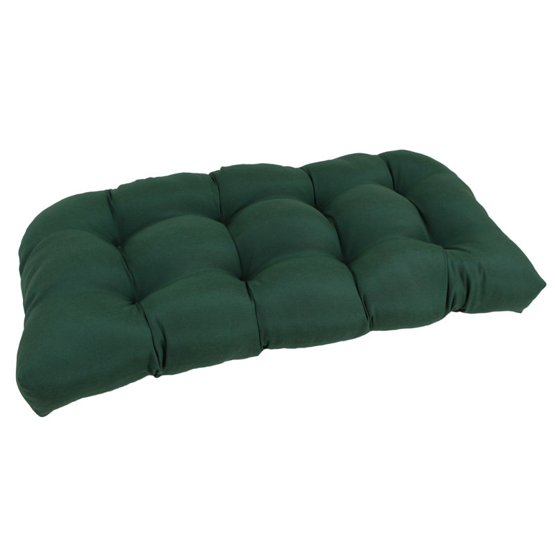 Outdoor 5'' Seat Cushion, Forrest Green Velvet