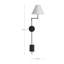 Alva Iron Swing Arm Sconce