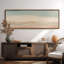 Impression sur toile encadrée extra large bleu doux beige rosé minimaliste minimaliste-170199941-170199942