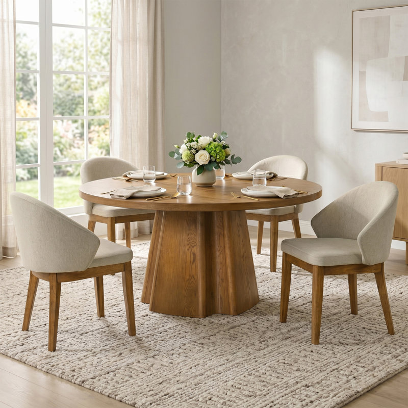 Ensemble de table de salle à manger Robinswood, Ensemble de cinq pièces : table, quatre chaises