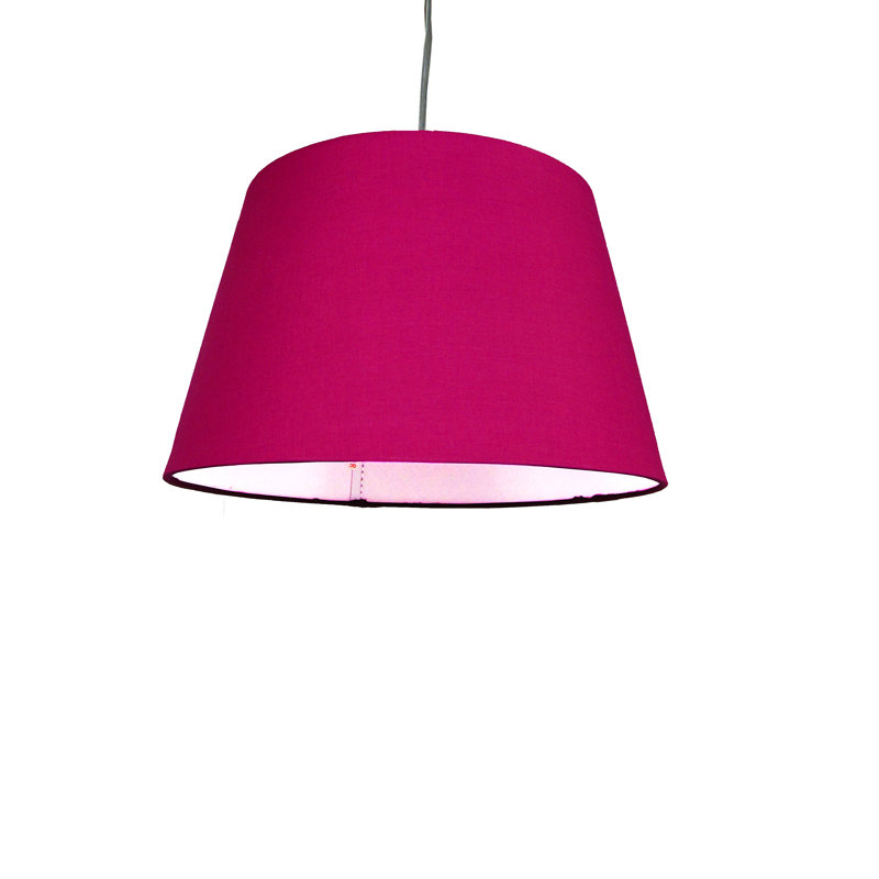 Cotton Empire Lamp Shade ( Clip On ), Purple, H16 x W25 x D25cm
