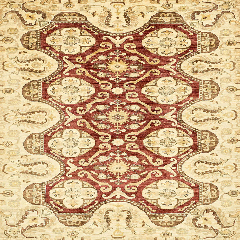Abstract Indoor Rug, Square 8'