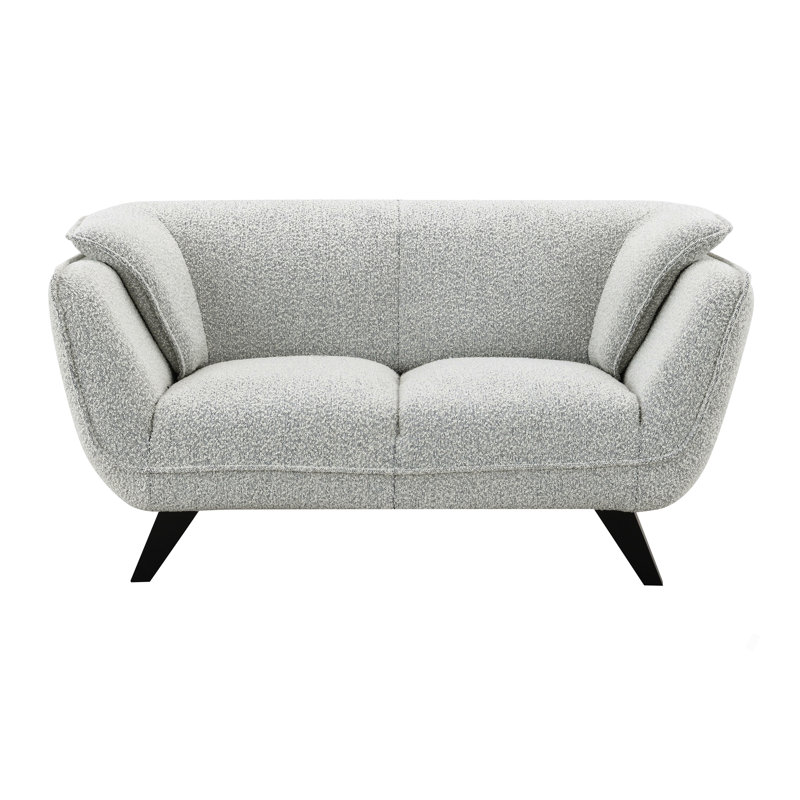 Causeuse Boucle gris clair, Gris clair